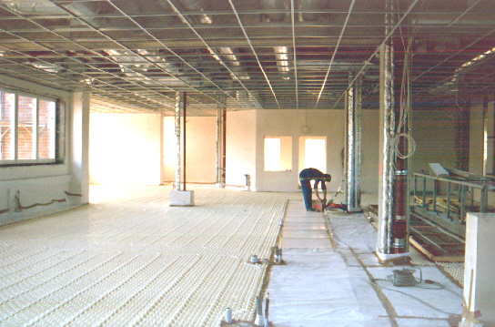 Fussbodenheizung Dentallabor